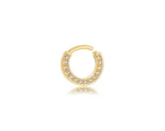 Piercing Micro Zircônia - Ouro ns
