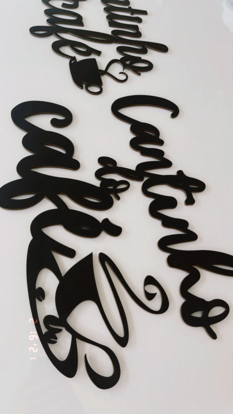 Recorte mdf Cantinho do Café