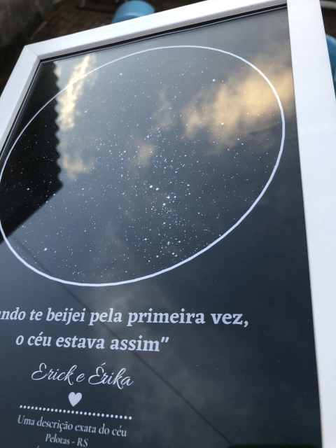 Quadro Mapa das Estrelas