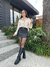 Saia Short de Couro Camila - loja online