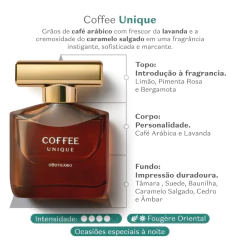 Coffee Man Unique fougére oriental desodorante colônia 100ml - O Boticário - comprar online