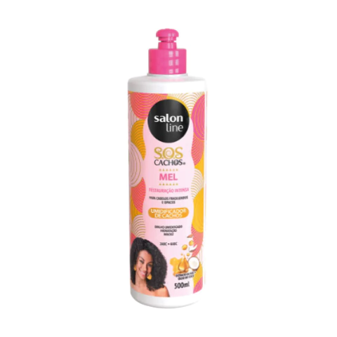 Creme Umidificador de Cachos Salon Line SOS Cachos Mel 500 ml - Salon Line - comprar online