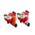 Aplique de Natal em Biscuit- Papai Noel com Bengala