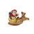 Aplique de Natal em Biscuit - Papai Noel e Treno