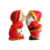 Aplique de Natal em Biscuit - Casal Noel