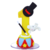 Vela Topo de Bolo - Coelho Circo - comprar online