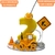 Vela Topo de Bolo em Biscuit Trator - Construção - Obras na internet