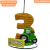 Vela Topo de Bolo em Biscuit Trator - comprar online