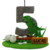 Vela Topo de Bolo - Dinossauro T-Rex - comprar online
