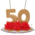 Vela Topo de Bolo 50 anos +