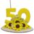 Vela Topo de Bolo 50 anos + - loja online