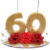 Vela Topo de Bolo 60 anos +
