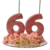 Vela Topo de Bolo 60 anos + - Dalara | Velas de Aniversário e Apliques | Artesanato em biscuit