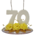Vela Topo de Bolo 70 anos + - loja online