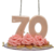 Vela Topo de Bolo 70 anos +