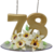 Vela Topo de Bolo 70 anos + - loja online