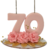 Vela Topo de Bolo 70 anos + - comprar online