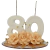 Vela Topo de Bolo 80 anos + - loja online