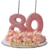 Vela Topo de Bolo 80 anos +