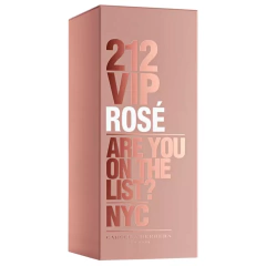 212 VIP Rosé Carolina Herrera Eau de Parfum - Perfume Feminino - Lia Perfumes