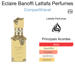 Lattafa Eclaire banoffi 100ml - comprar online