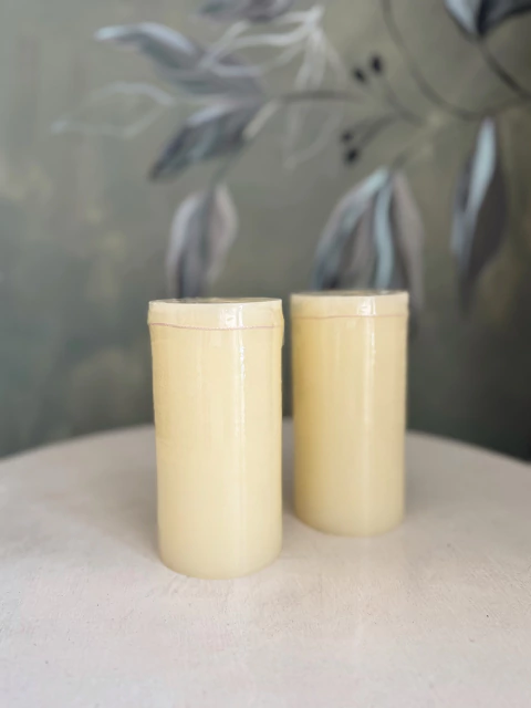 Vela cilíndrica madreselva grande