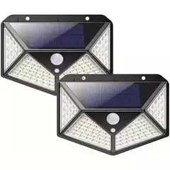 2 Reflectores solares 100 LED