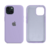 Capinha para iPhone 15 em Silicone com Interior Aveludado - loja online