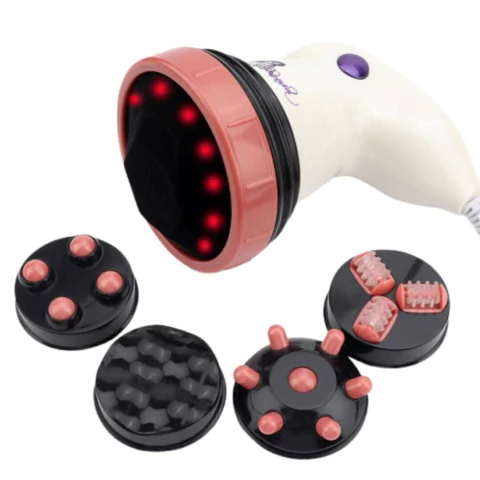 Masajeador corporal con infrarrojo Body Innovation con 5 cabezales intercambiables SH118