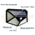 Lámpara con panel solar y sensor de movimiento HS-8010A - comprar online