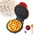Mini waflera eléctrica antiadherente, diseño compacto, hash browns, keto, aperitivos, sándwich, huevos, fácil de limpiar