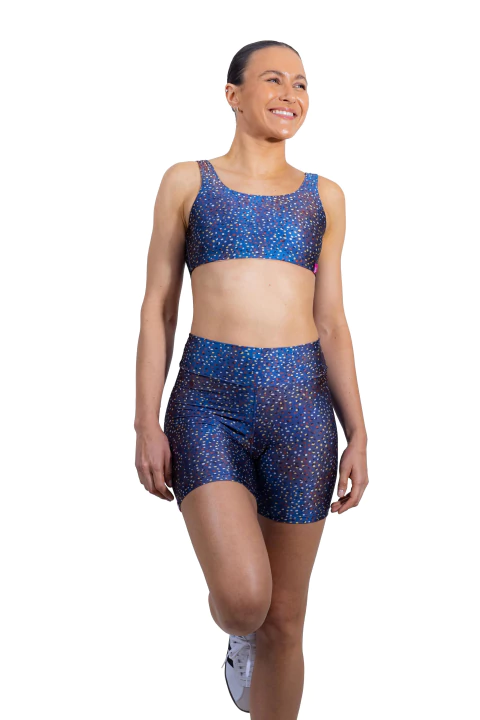 Short Rosa Confetes da Festa