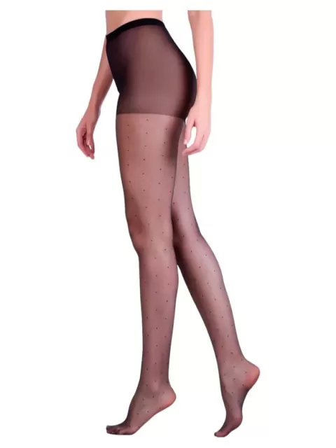 Meia Calça Lupo Fio 15 Poá