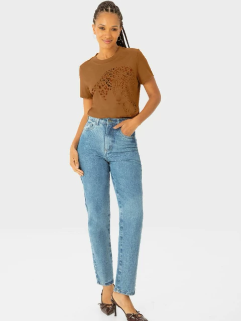 Camiseta Slim Feminina Enfim