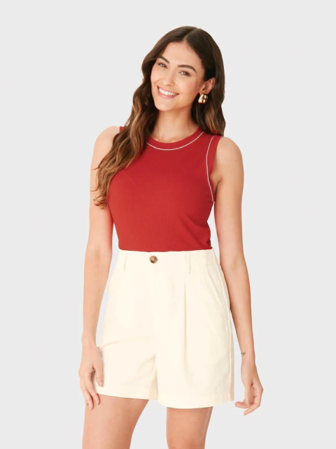 Regata Básica Feminina Canelada Malwee