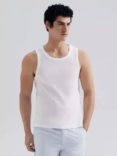 Regata Masculina Slim Texturizada Hering