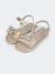 Sandália Infantil Pampili Mili Tiras e Laços com Strass Dourada 642087000 - comprar online