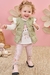 Conjunto Colete com Bata e Calça Legging Infanti