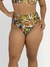 Biquini Max Drapee Estampado Zero Barriga Banho de Mar