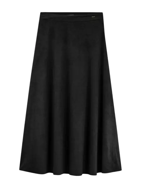 Saia Midi Em Suede Feminina Marialícia