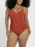 Maio Drapee Com Argola E Bojo Liso zero Barriga Banho de Mar