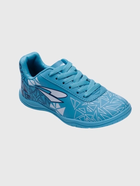Chuteira Futsal Drayzinho Azul Celeste Infantil 5303