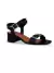 Sandália Couro Burnish Preto 356712 - comprar online