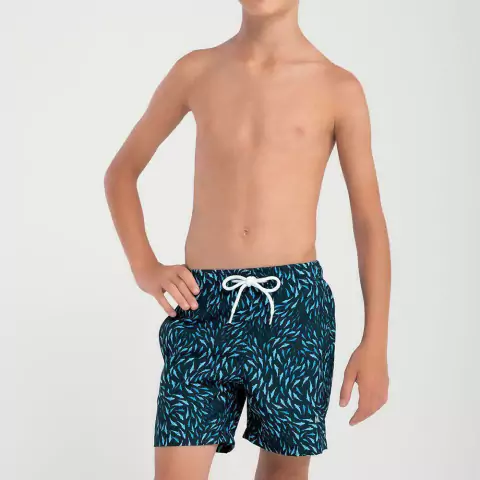 Shorts Tactel Estampado Infantil Masc Mash