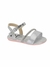 Sandália Flats Molekinha Prata/Rosa 2114277 - comprar online