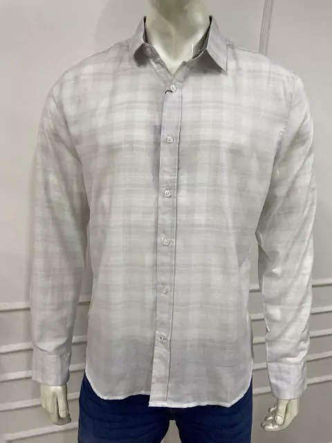 Camisa Manga Longa Fio Tinto Masculina Dixie