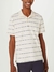 Camisa Polo Masculina Manga Curta Fio Tinto Listrada Hering