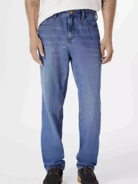 Calça Jeans Masculina Reta Hering