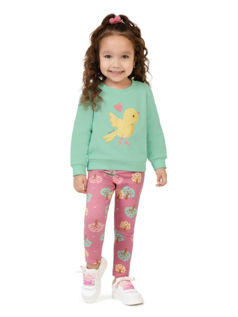Conjunto Moletom Menina Malwee