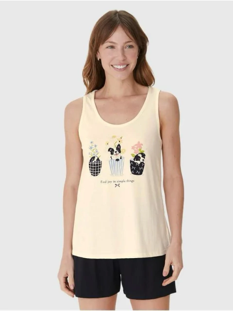 Pijama Curto Feminino Malwee